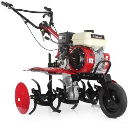 Motozappa Motocoltivatore | Motore 4 Tempi OHV | 210 cc | 5,4 CV | 24 Zappette | Area di Lavoro Regolabile 75-95 cm | Profondità di Lavoro 25 cm